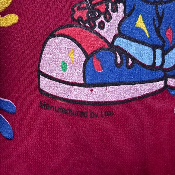 Vintage 90s Looney Tunes Tweety Bird Artist Sweatshirt Girls XL - Picture 8 of 8